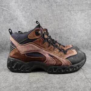 Cherokee Shoes Mens 11 Hiking Boots Outdoor Sport Leather Lace Up Brown Retro